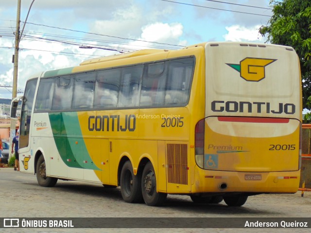 Empresa Gontijo de Transportes 20015 na cidade de Vitória da Conquista, Bahia, Brasil, por Anderson Queiroz. ID da foto: 7766520.