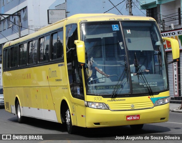 Viação Itapemirim 9701 na cidade de Campos dos Goytacazes, Rio de Janeiro, Brasil, por José Augusto de Souza Oliveira. ID da foto: 7768061.