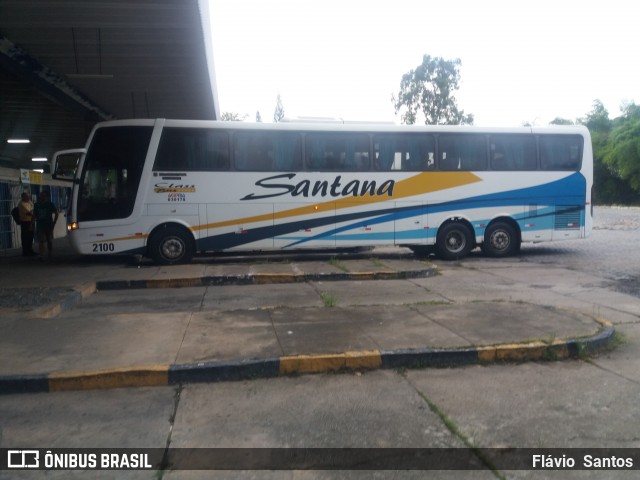 Empresas de Transportes Santana e São Paulo 2100 na cidade de Cruz das Almas, Bahia, Brasil, por Flávio  Santos. ID da foto: 7767318.