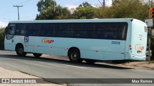 VAP - Viação Alto Petrópolis 20038 na cidade de Porto Alegre, Rio Grande do Sul, Brasil, por Max Ramos. Número da foto: #7767706.