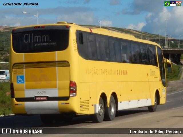 Viação Itapemirim 8625 na cidade de Caruaru, Pernambuco, Brasil, por Lenilson da Silva Pessoa. ID da foto: 7766708.