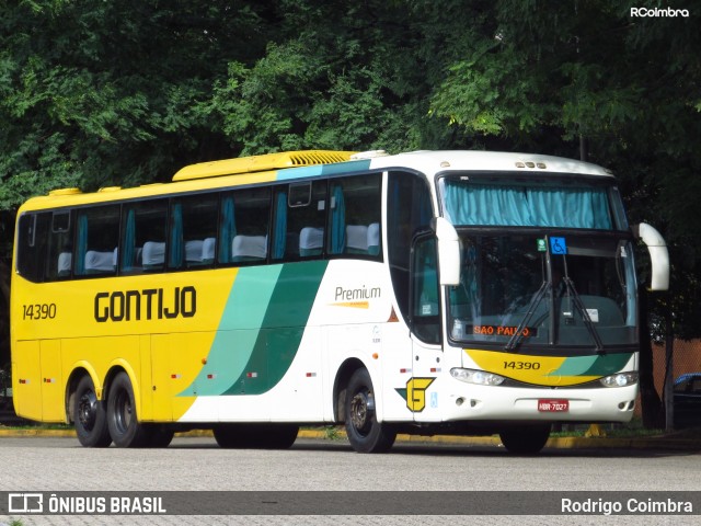 Empresa Gontijo de Transportes 14390 na cidade de São Paulo, São Paulo, Brasil, por Rodrigo Coimbra. ID da foto: 7767558.