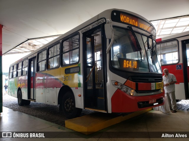 Auto Viação Suzano 1908 na cidade de Olímpia, São Paulo, Brasil, por Ailton Alves. ID da foto: 7767484.