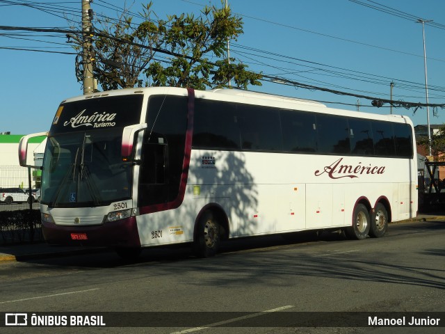 América Turismo 2501 na cidade de São Paulo, São Paulo, Brasil, por Manoel Junior. ID da foto: 7768417.