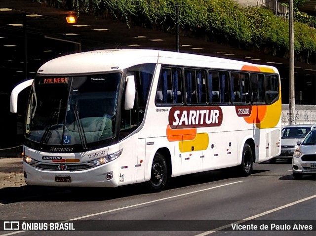 Saritur - Santa Rita Transporte Urbano e Rodoviário 23500 na cidade de Belo Horizonte, Minas Gerais, Brasil, por Vicente de Paulo Alves. ID da foto: 7767490.