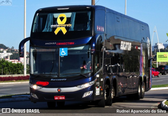 Eucatur - Empresa União Cascavel de Transportes e Turismo 5318 na cidade de Florianópolis, Santa Catarina, Brasil, por Rudnei Aparecido da Silva. ID da foto: 7765757.