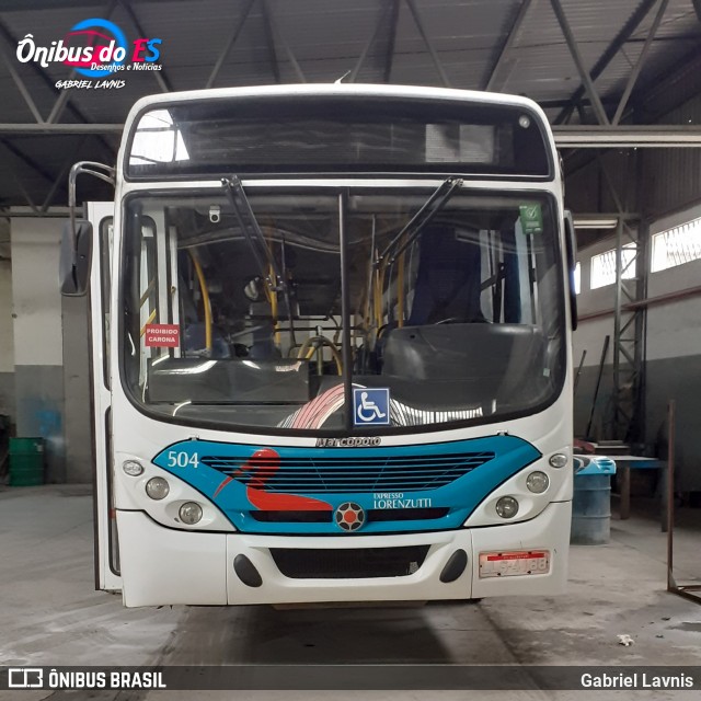 Expresso Lorenzutti 504 na cidade de Vila Velha, Espírito Santo, Brasil, por Gabriel Lavnis. Número da foto: #7770776.