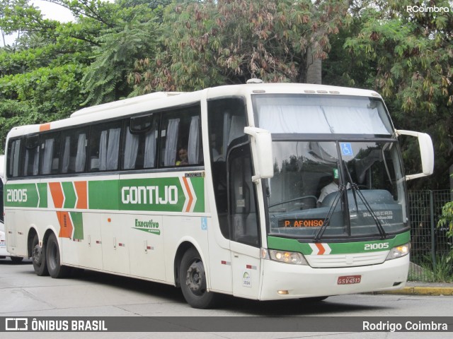 Empresa Gontijo de Transportes 21005 na cidade de São Paulo, São Paulo, Brasil, por Rodrigo Coimbra. ID da foto: 7768713.