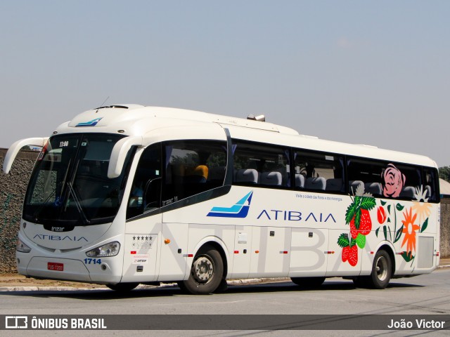 Viação Atibaia São Paulo 1714 na cidade de São Paulo, São Paulo, Brasil, por João Victor. ID da foto: 7771213.