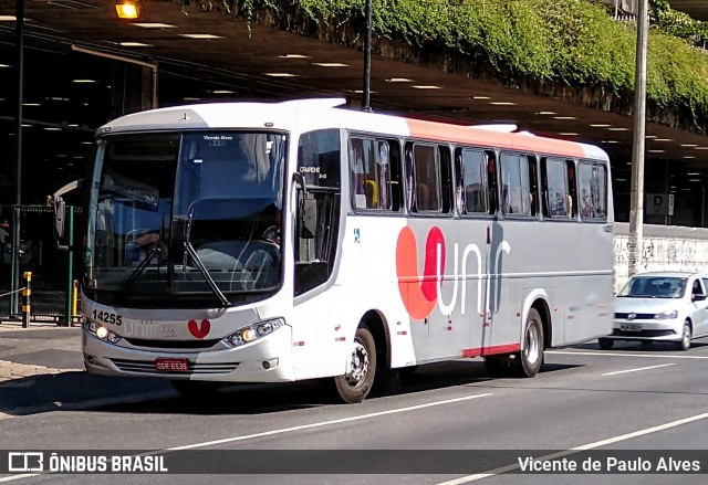 Expresso Unir 14255 na cidade de Belo Horizonte, Minas Gerais, Brasil, por Vicente de Paulo Alves. ID da foto: 7769996.