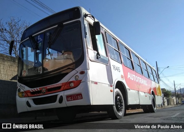 Autotrans > Turilessa 1645 na cidade de Itaúna, Minas Gerais, Brasil, por Vicente de Paulo Alves. ID da foto: 7771491.