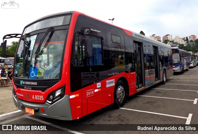 Express Transportes Urbanos Ltda 4 8335 na cidade de São Paulo, São Paulo, Brasil, por Rudnei Aparecido da Silva. Número da foto: #7768482.