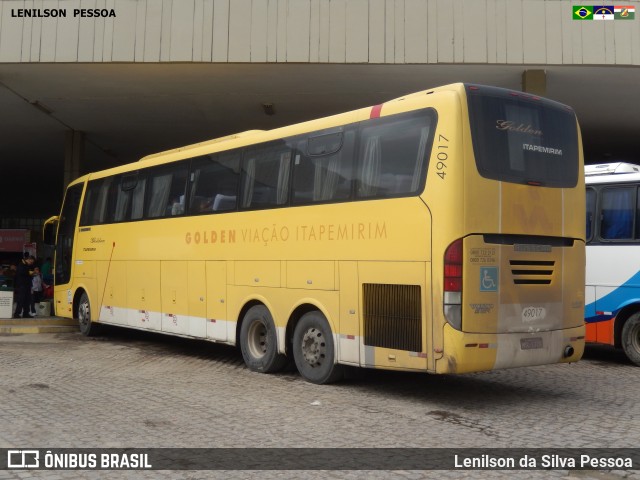 Viação Itapemirim 49017 na cidade de Caruaru, Pernambuco, Brasil, por Lenilson da Silva Pessoa. ID da foto: 7770079.