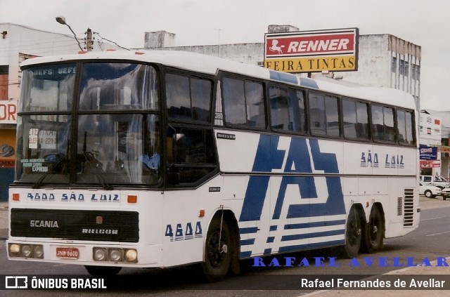 Empresa de Transportes São Luiz 4600 na cidade de Feira de Santana, Bahia, Brasil, por Rafael Fernandes de Avellar. ID da foto: 7771318.