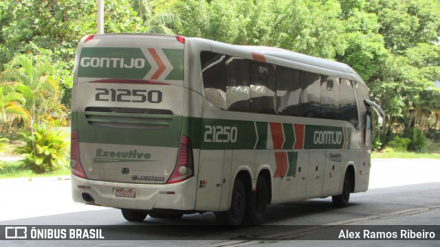 Empresa Gontijo de Transportes 21250 na cidade de Taubaté, São Paulo, Brasil, por Alex Ramos Ribeiro. Número da foto: #7771474.
