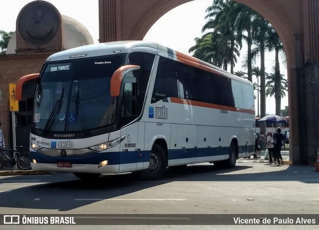 Expresso União 10281 na cidade de Aparecida, São Paulo, Brasil, por Vicente de Paulo Alves. Número da foto: #7768861.
