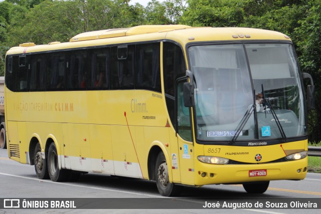 Viação Itapemirim 8657 na cidade de Barra do Piraí, Rio de Janeiro, Brasil, por José Augusto de Souza Oliveira. Número da foto: #7770528.