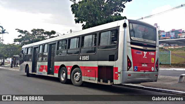 Express Transportes Urbanos Ltda 4 8985 na cidade de São Paulo, São Paulo, Brasil, por Gabriel Garves. ID da foto: 7770799.