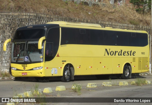 Viação Nordeste 1603 na cidade de Natal, Rio Grande do Norte, Brasil, por Danilo Vitorino Lopes. Número da foto: #7775324.