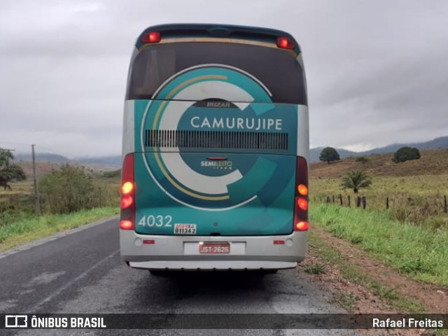 Auto Viação Camurujipe 4032 na cidade de Dário Meira, Bahia, Brasil, por Rafael Freitas. ID da foto: 7774075.