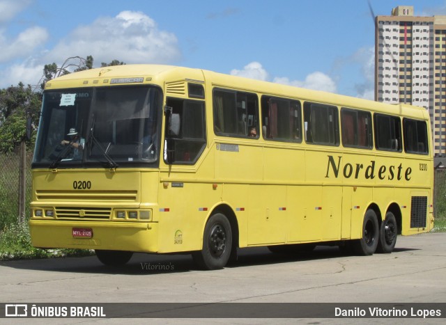 Viação Nordeste 0200 na cidade de Natal, Rio Grande do Norte, Brasil, por Danilo Vitorino Lopes. Número da foto: #7775589.
