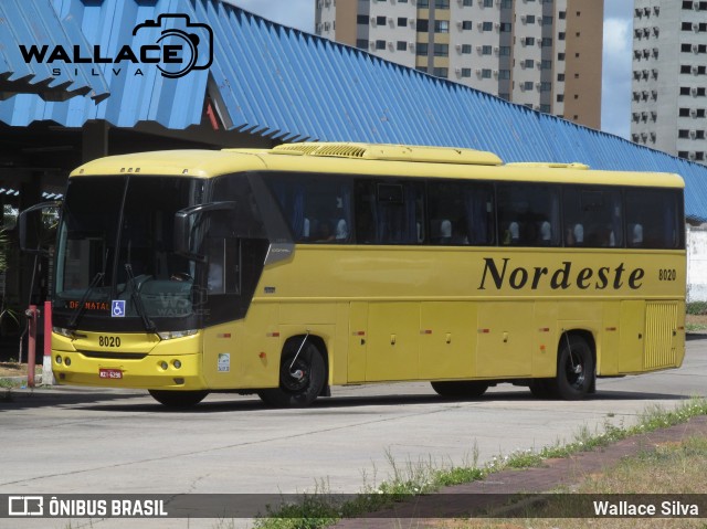 Viação Nordeste 8020 na cidade de Natal, Rio Grande do Norte, Brasil, por Wallace Silva. Número da foto: #7773576.