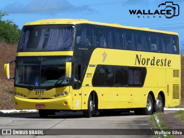 Viação Nordeste 3777 na cidade de Natal, Rio Grande do Norte, Brasil, por Wallace Silva. Número da foto: #7773814.