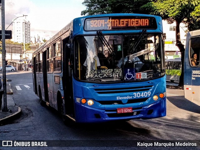 Bettania Ônibus 30409 na cidade de Belo Horizonte, Minas Gerais, Brasil, por Kaique Marquês Medeiros . ID da foto: 7772967.