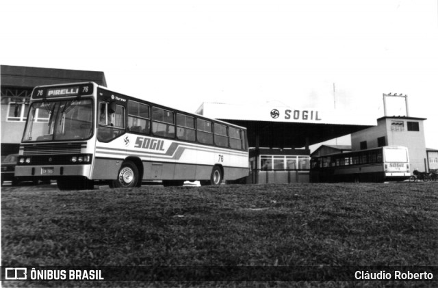 SOGIL - Sociedade de Ônibus Gigante Ltda. 76 na cidade de Gravataí, Rio Grande do Sul, Brasil, por Cláudio Roberto. Número da foto: #7773045.