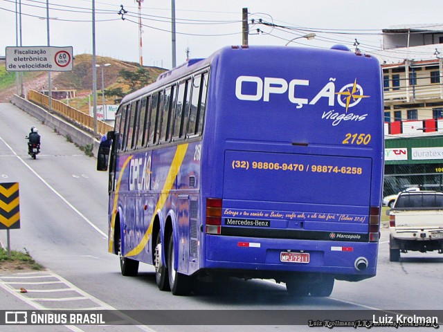 Opção Viagens 2150 na cidade de Juiz de Fora, Minas Gerais, Brasil, por Luiz Krolman. ID da foto: 7775552.