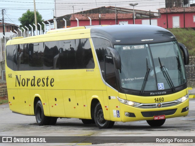 Viação Nordeste 1460 na cidade de Natal, Rio Grande do Norte, Brasil, por Rodrigo Fonseca. Número da foto: #7773566.