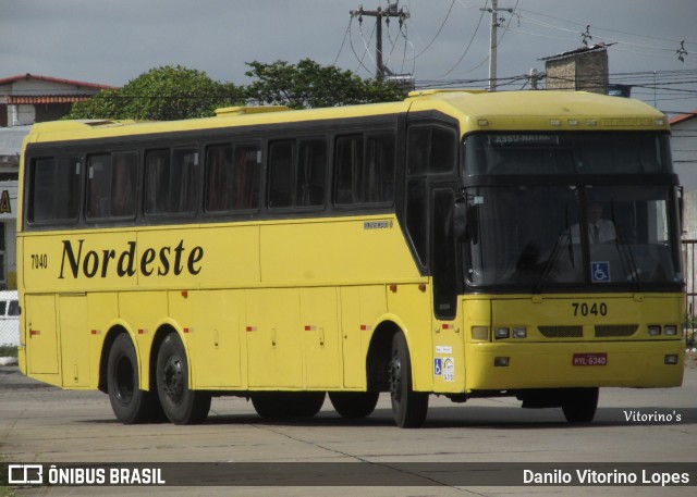 Viação Nordeste 7040 na cidade de Natal, Rio Grande do Norte, Brasil, por Danilo Vitorino Lopes. ID da foto: 7775585.