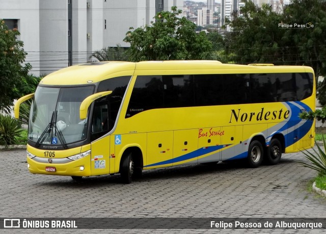 Viação Nordeste 1810 na cidade de Campina Grande, Paraíba, Brasil, por Felipe Pessoa de Albuquerque. Número da foto: #7773160.