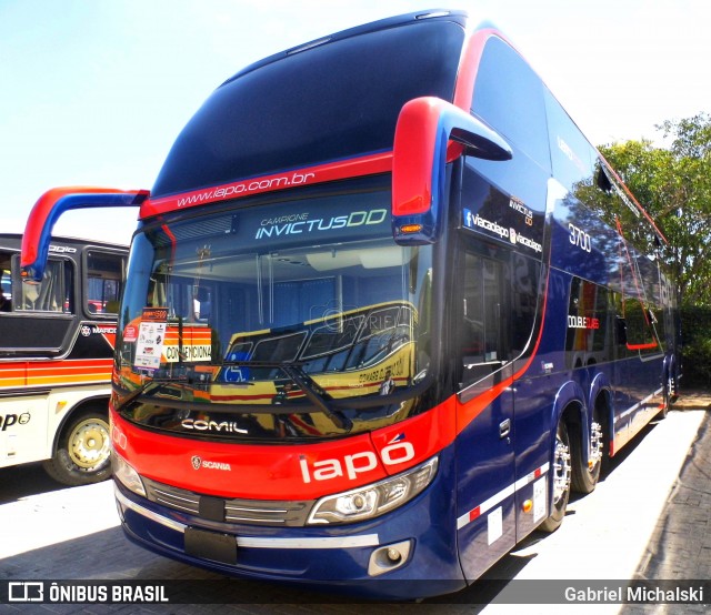 Viação Santana Iapó 3700 na cidade de Curitiba, Paraná, Brasil, por Gabriel Michalski. Número da foto: #7773433.