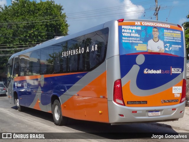 Viação Ideal B28734 na cidade de Rio de Janeiro, Rio de Janeiro, Brasil, por Jorge Gonçalves. Número da foto: #7775424.