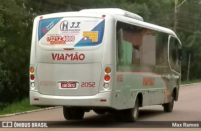 Empresa de Transporte Coletivo Viamão 2052 na cidade de Viamão, Rio Grande do Sul, Brasil, por Max Ramos. ID da foto: 7774232.