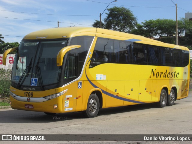 Viação Nordeste 1706 na cidade de Natal, Rio Grande do Norte, Brasil, por Danilo Vitorino Lopes. Número da foto: #7772875.