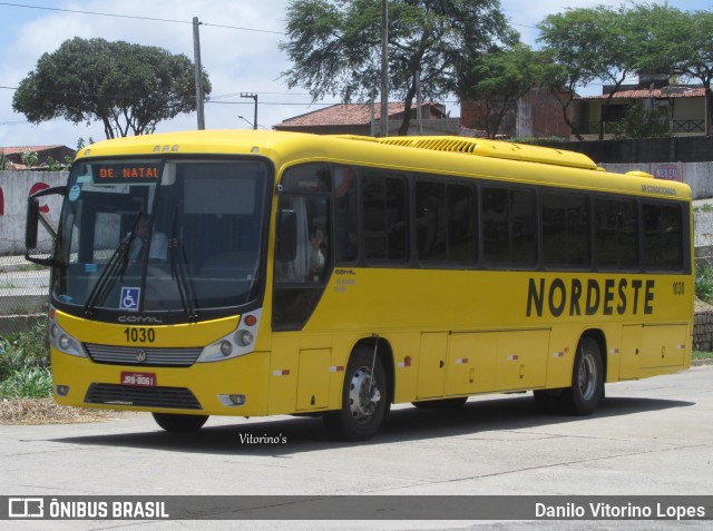 Viação Nordeste 1030 na cidade de Natal, Rio Grande do Norte, Brasil, por Danilo Vitorino Lopes. Número da foto: #7775483.