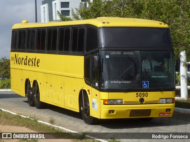 Viação Nordeste 5090 na cidade de Campina Grande, Paraíba, Brasil, por Rodrigo Fonseca. Número da foto: #7773809.