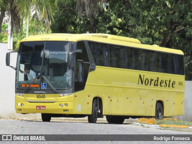 Viação Nordeste 8040 na cidade de Fortaleza, Ceará, Brasil, por Rodrigo Fonseca. ID da foto: 7773599.