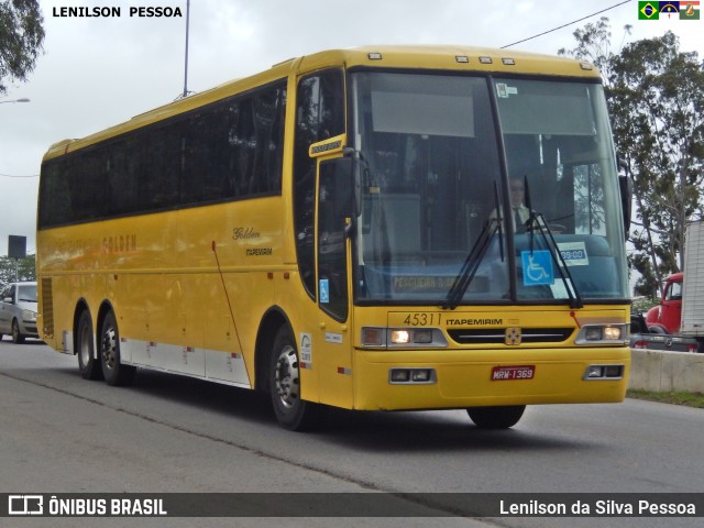 Viação Itapemirim 45311 na cidade de Caruaru, Pernambuco, Brasil, por Lenilson da Silva Pessoa. ID da foto: 7774476.