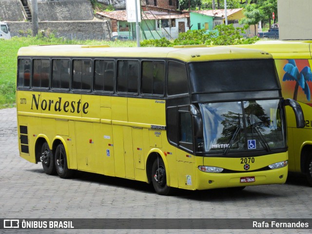 Viação Nordeste 2070 na cidade de João Pessoa, Paraíba, Brasil, por Rafa Fernandes. Número da foto: #7772972.