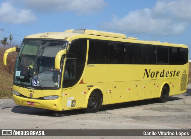 Viação Nordeste 1340 na cidade de Natal, Rio Grande do Norte, Brasil, por Danilo Vitorino Lopes. Número da foto: #7775309.