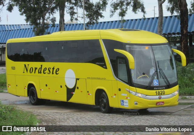 Viação Nordeste 1820 na cidade de Natal, Rio Grande do Norte, Brasil, por Danilo Vitorino Lopes. Número da foto: #7775269.