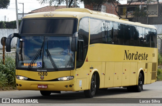 Viação Nordeste 1280 na cidade de Natal, Rio Grande do Norte, Brasil, por Lucas Silva. ID da foto: 7775758.