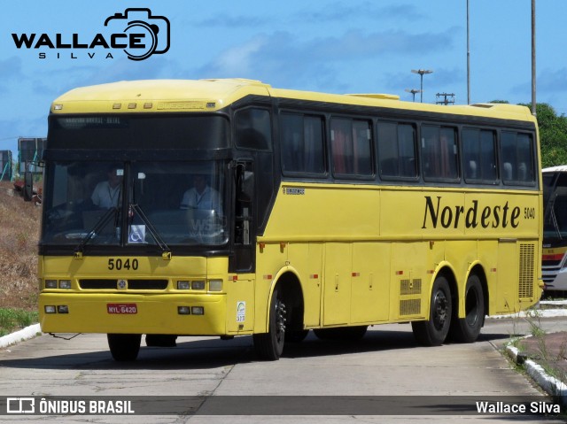 Viação Nordeste 5040 na cidade de Natal, Rio Grande do Norte, Brasil, por Wallace Silva. Número da foto: #7773801.