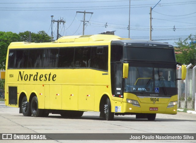 Viação Nordeste 1604 na cidade de Natal, Rio Grande do Norte, Brasil, por Joao Paulo Nascimento Silva. Número da foto: #7774292.