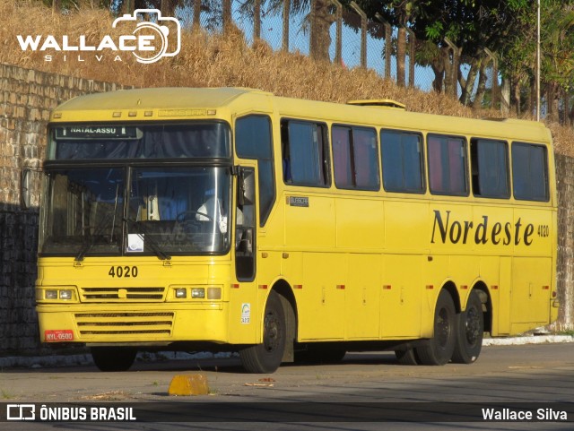 Viação Nordeste 4020 na cidade de Natal, Rio Grande do Norte, Brasil, por Wallace Silva. ID da foto: 7773153.