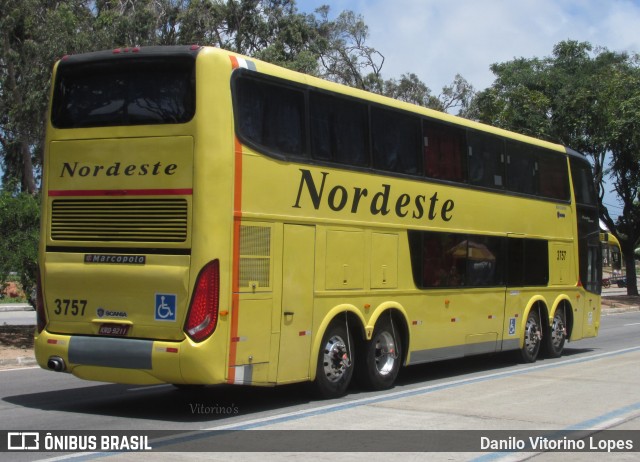 Viação Nordeste 3757 na cidade de Natal, Rio Grande do Norte, Brasil, por Danilo Vitorino Lopes. Número da foto: #7775436.
