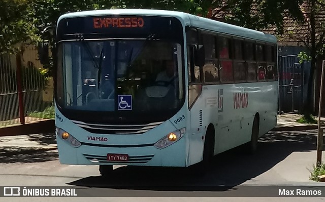 Empresa de Transporte Coletivo Viamão 9083 na cidade de Viamão, Rio Grande do Sul, Brasil, por Max Ramos. ID da foto: 7777474.